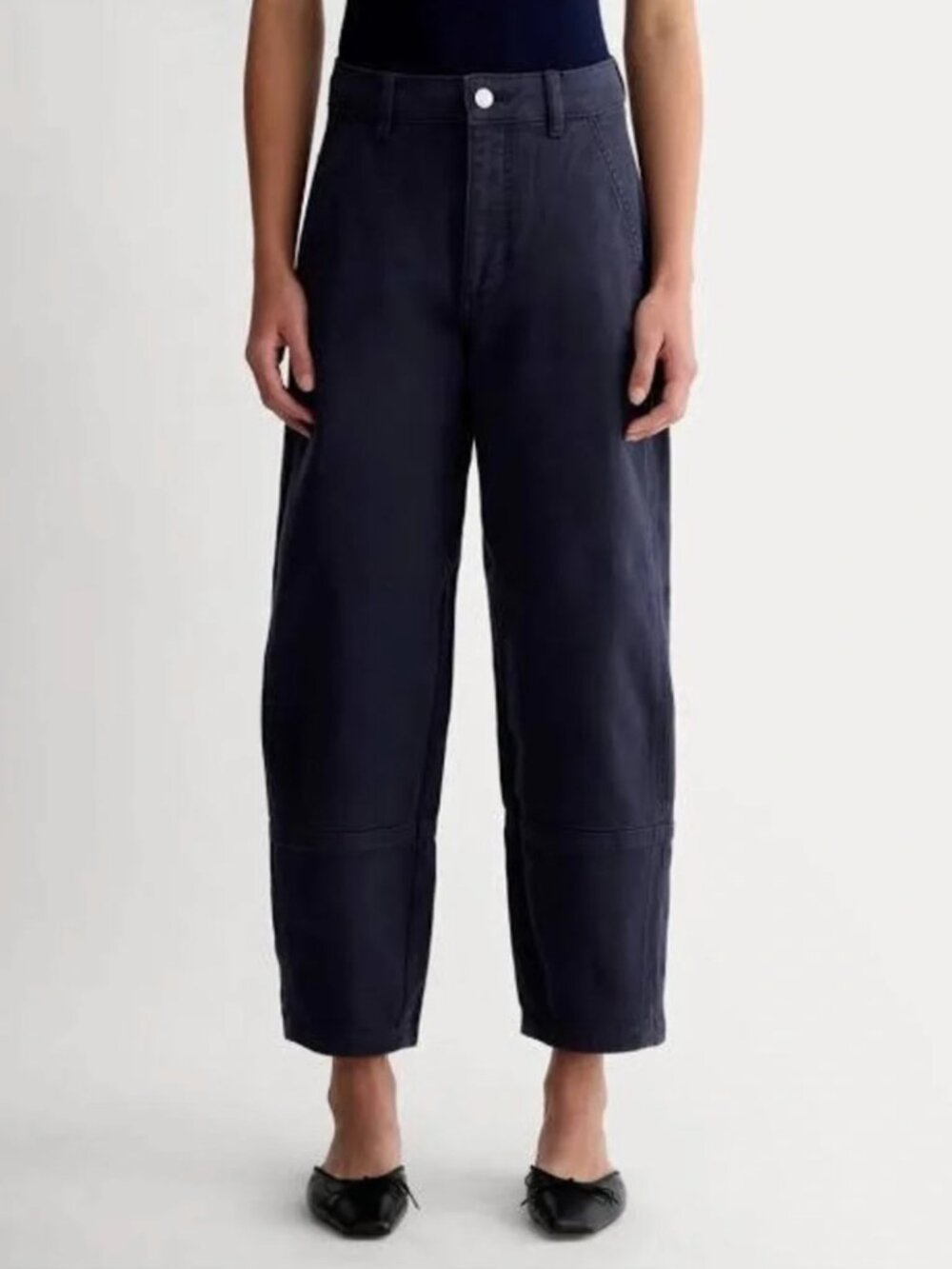 Everlane Utility Barrel Pant - Navy Size 4